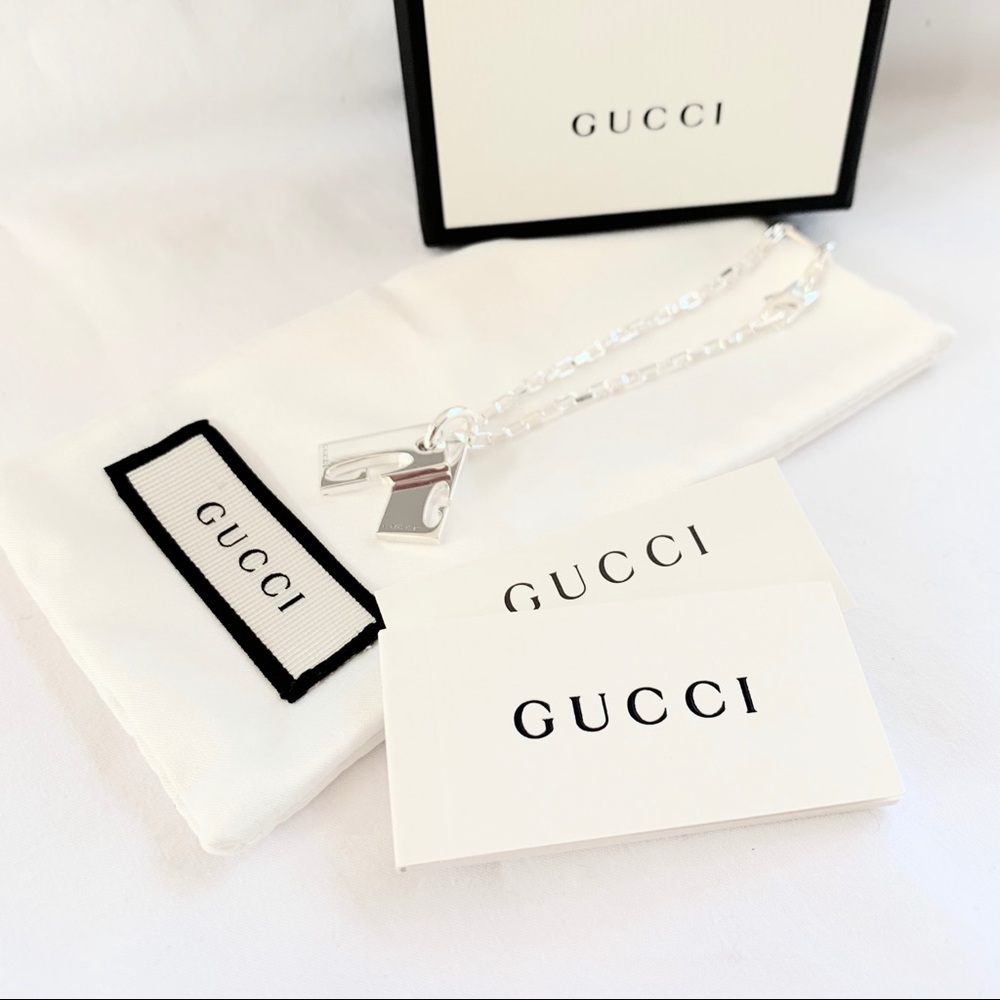 NEW authentic GUCCI sterling silver G bracelet - Picture 4 of 8